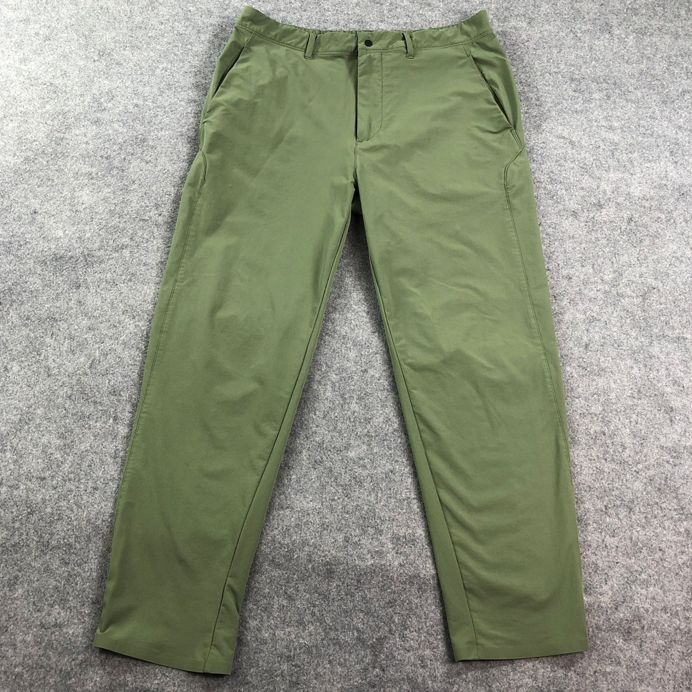 Ralph Lauren RLX Mens Golf Pants 32 Straight Leg Green Stretch Slim Fit Nylon